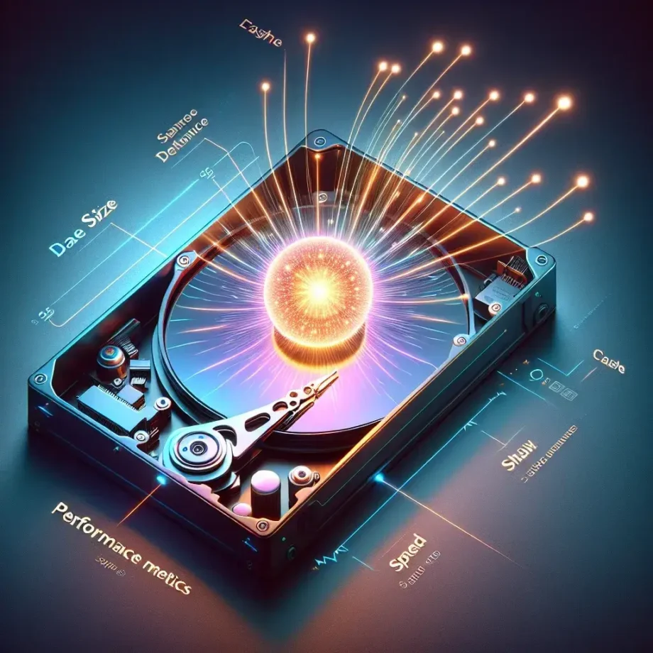 How do hard drive cache sizes affect performance?